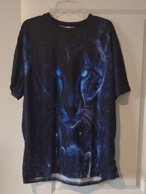 Blue Panther Graphic Tee New